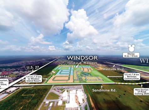 Windsor Island Resort Aerial Map
